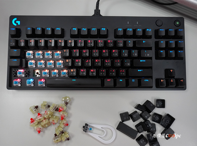 新品首發+開箱】羅技G PRO X 機械式鍵盤,青紅茶軸三個願望一次滿足