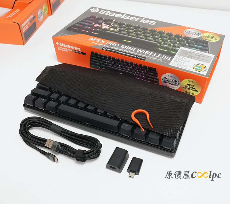 開箱】SteelSeries Apex Pro Mini 無線機械式鍵盤！一鍵雙段磁力軸 