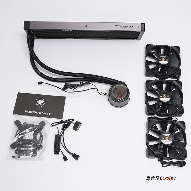 Water Cooler Cougar Poseidon GT 360, ARGB