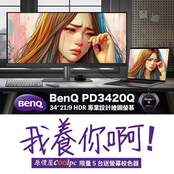 你先養好你自己吧，傻瓜～我用BenQ PD3420Q 專業設計繪圖螢幕。 – 原價