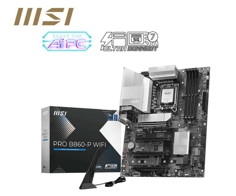 MSI微星 PRO B860-P WIFI【ATX/1851腳位】主機板