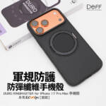 【蝦皮限定+開箱】同防彈背心材質克維拉纖維手機周邊,DeFF DURO 克維拉纖維防摔支架殼 for iPhone 17 Pro Max 手機殼。