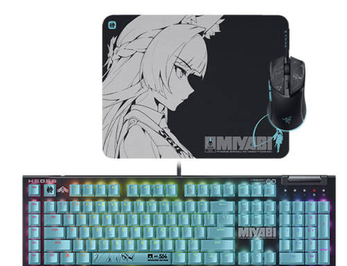 Razer Cobra滑鼠/Gigantus V2鼠墊/ BW V4 X機械是鍵盤 Zenless Zone Zero 絕區零聯名款
