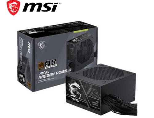 MSI微星 MAG A650BN PCIE5 III 650W【銅牌直出線電源】