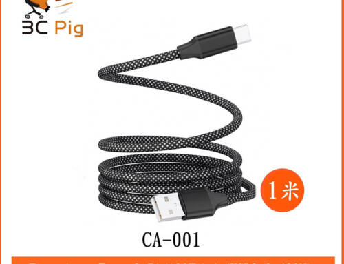3C Pig【CA-001】【CC-001】磁吸式 / 100W充電線