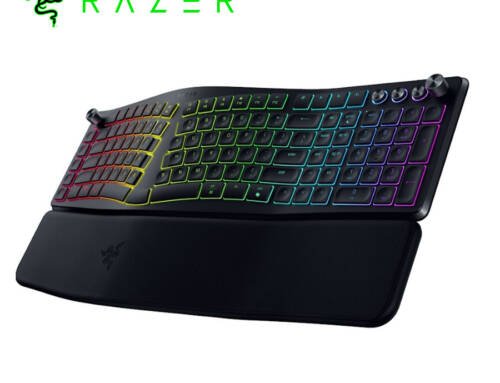 Razer Pro Type Ergo 無線分離式人體工學 RGB 鍵盤