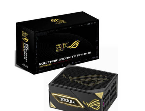 華碩 ROG THOR III 3000W Edition 20【鈦金全模組電源】