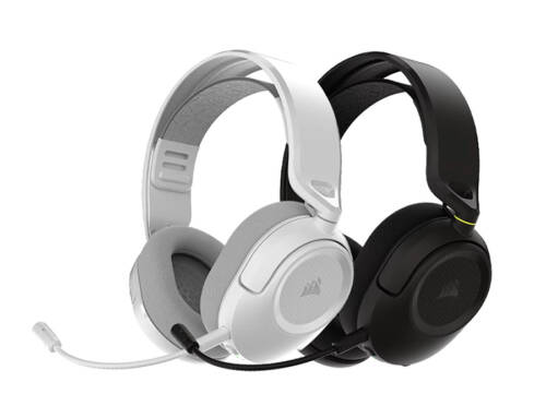 Corsair海盜船 HS35 v3 Wireless 無線耳機/輕量化250g/杜比全景聲/三模式連接