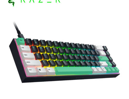 Razer Reclusa X Mini 65% 鍵盤/RGB/熱插拔/3代機械軸/英文鍵帽