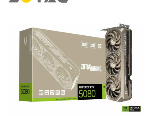 ZOTAC RTX5080 SOLID CORE OC 二十周年紀念版顯示卡